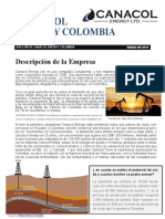 Canacol Energy Colombia: Descripción de La Empresa