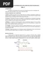 Unit-I Notes - Intro To ICT