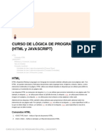 Curso de Lógica de Programación (HTML Y Javascript)