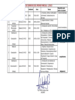 Rol de Exámenes Del Primer Parcial - 1/2023: #Requisitos para Entrar Al Examen Temas Ambiente Hora Fecha Asignatura