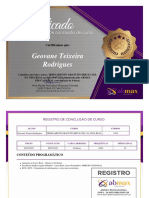 Geovane Teixeira Rodrigues: Certificamos Que