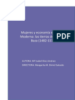 Mujeres y Economía en La Edad Moderna: Las Tierras de Guadix y Baza (1482-1571)