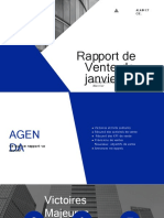 Rapport de Vente de Janvier: Alain Et Cie