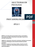 Aula 1 Sistemas e Teorias em Psicologia