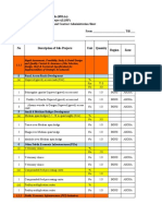 No Description of Sub-Projects Unit Quantity Administrative Location of Sub-Projects Region Zone