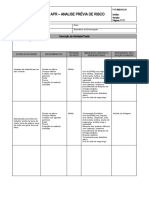 Apr - Analise Prévia de Risco: Descrição Da Atividade/Tarefa Auxiliar de Britagem