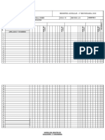 Registro de 3° de Sec.