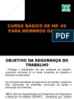 Curso Básico de NR - 05 para Membros Da Cipa