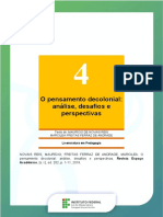 O pensamento decolonial: análise, desafios e perspectivas