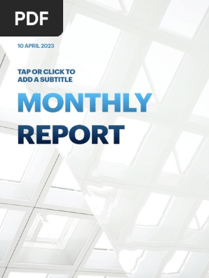 Monthly report