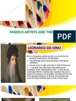 Famous Artists and Their Works