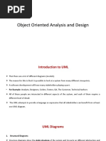 Object Oriented Analysis and Design