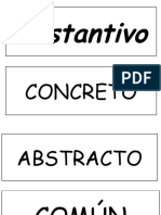 Sustantivos concretos y abstractos