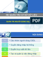 Hệ Quản Trị Cơ Sở Dữ Liệu