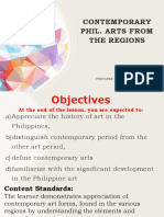 Contemporary Phil. Arts From The Regions: Prepared By: Maricel P. Lloren