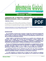 Malvárez, Silvina - CONTEXTO DE LA PRÁCTICA CENTRADA EN LOS CUIDADOS. Multideterminación, Crisis y Complejidad