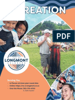 Longmont Recreation Summer 2023 Brochure