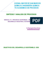 Universidad Nacional Mayor de San Marcos Facultad de Química E Ingeniería Química Departamento Academico de Procesos