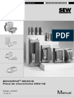 Manual. MOVIDRIVE MDX61B Placa de sincronismo DRS11B. Edição 10_ _ BP - PDF Download grátis