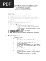 Semi - Detailed Lesson Plan in Defective and Non - Defective Hand Tools