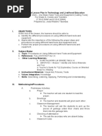 Semi - Detailed Lesson Plan in Procedures On Using Different Hand Tools and Equipment