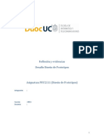 Reflexión y Evidencias Desafíó Disenó de Prótótipós: Integrantes