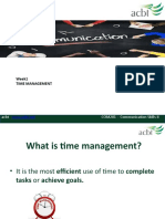 Week 1-Time Management