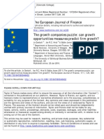The European Journal of Finance