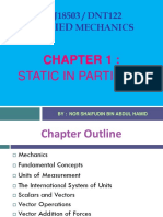 (Applied Mechanics) Chapter 1 - Static in Particles