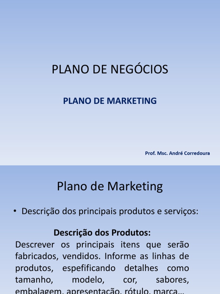 Plano de Marketing e Comercialização | PDF | Marketing | Marca