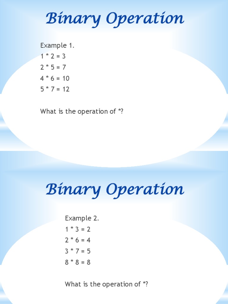 Binary Operations | PDF | Mathematical Analysis | Linear Algebra