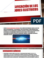 Clasificación de Los Generadores Electricos