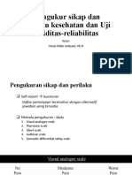 Mengukur Sikap Dan Perilaku Kesehatan Dan Uji Validitas-Reliabilitas