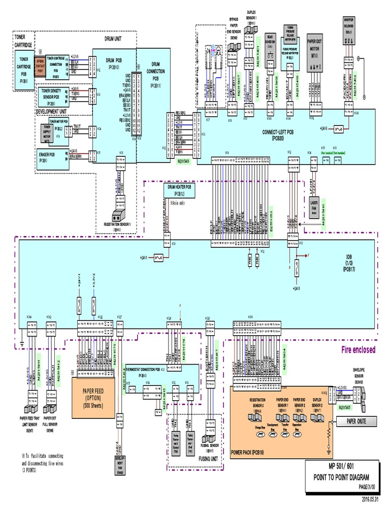 Duplex Bypass Sensor 1 Inverter Solenoid Fusing Pressure Release Motor ...