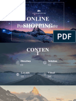 Online Shopping: Powerpoint Template