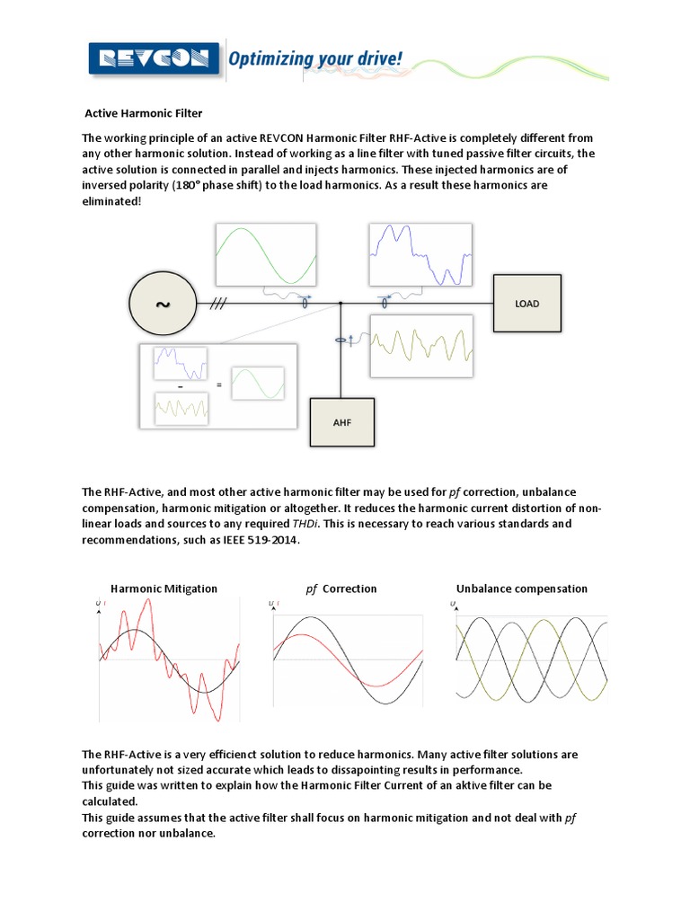 Active Harmonic Current Calculation | PDF | Electronic Filter ...
