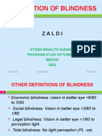 Prevention of Blindness: Zaldi
