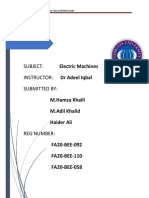Electric Machine Lab 5