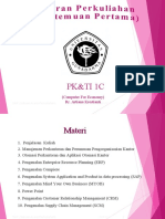 Pk&Ti 1C: (Computer For Economy) Rr. Artiana Krestianti