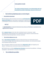 Des Territoires en Peripherie Du Systeme Monde