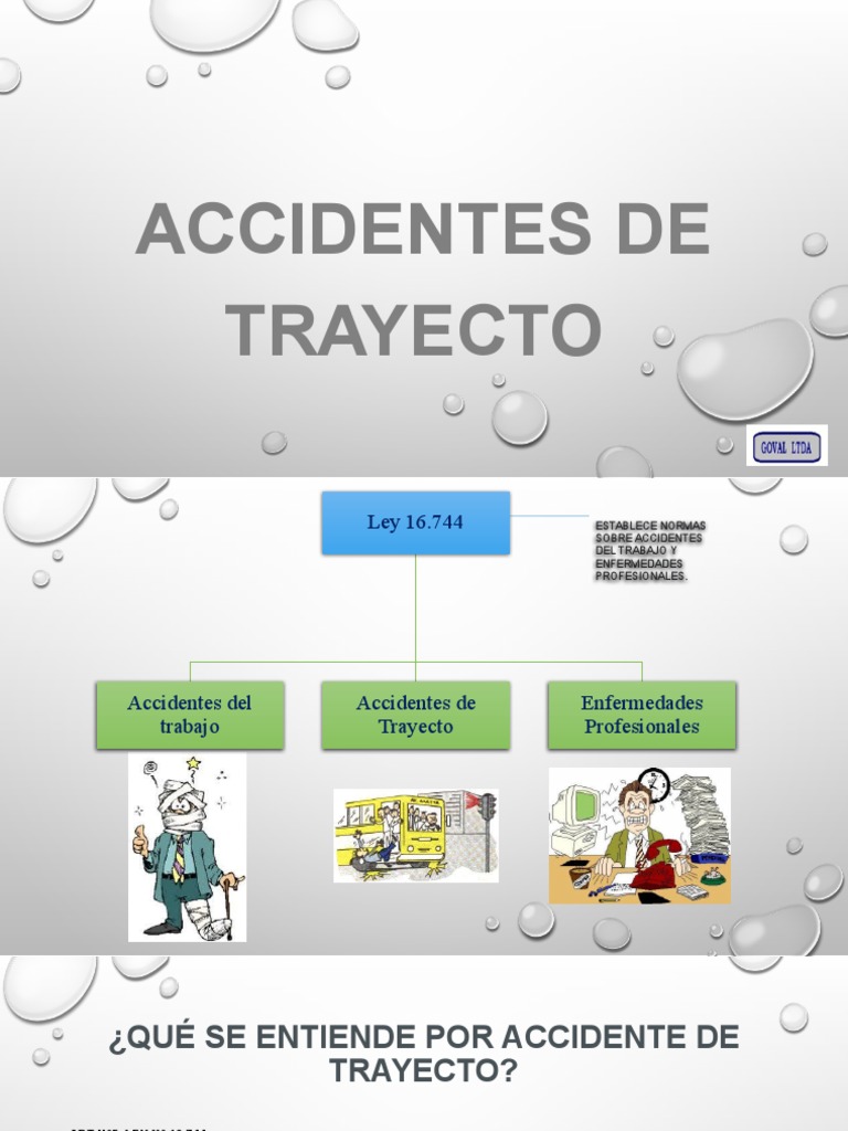 Definición y Normas de Accidentes de Trayecto | PDF | Medicina CLINICA ...