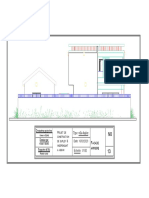 Facade Arriere: Projet de Construction de Duplex & Independant A Assini