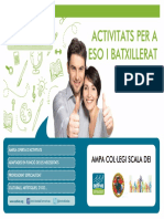 Activitats Per A Eso I Batxillerat: CURS 2022-2023