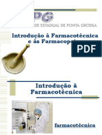 Introdução À Farmacotécnica e Às Farmacopeias