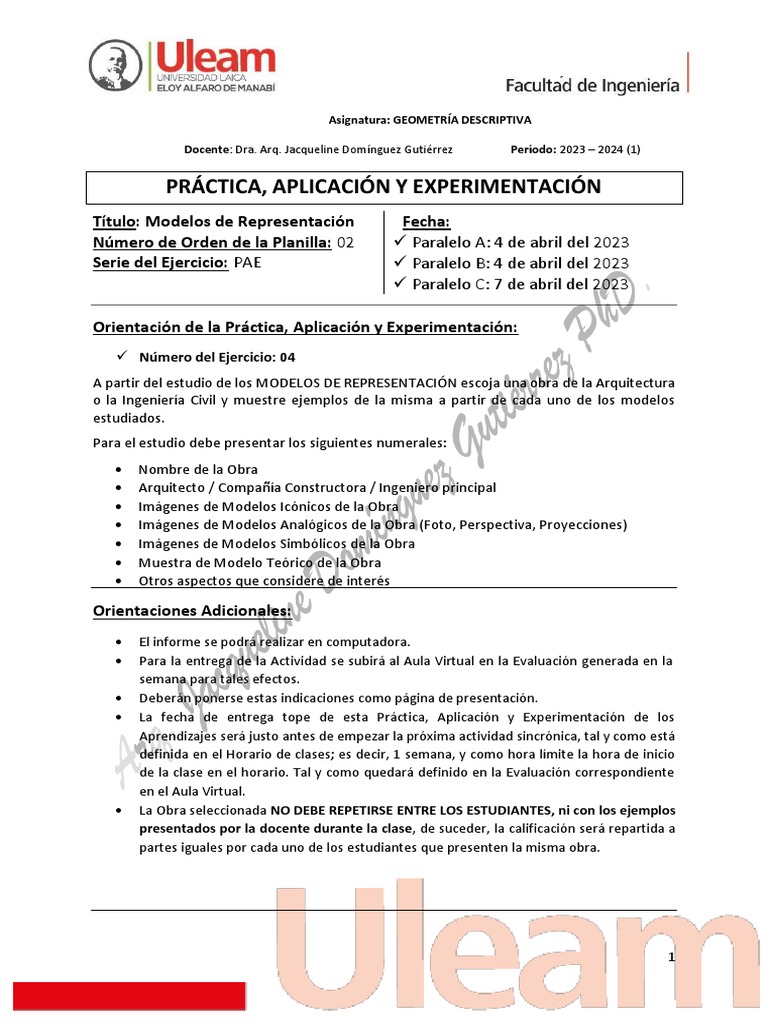 Modelos de Representación.....Geometria PDF