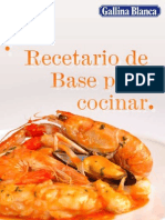 Recetario de Base Para Cocinar