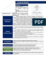 Fichas de Puesto - Gerente de Recursos Humanos