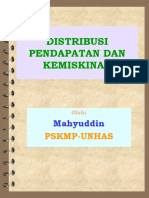 Distribusi Pendapatan Dan Kemiskinan: Pskmp-Unhas