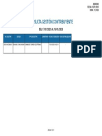 REPORTE DE CONSULTA GESTIÓN CONTRIBUYENTe