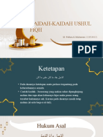 Kaidah-Kaidah Ushul Fiqh: M. Fathan Al-Mukarram 1219230122